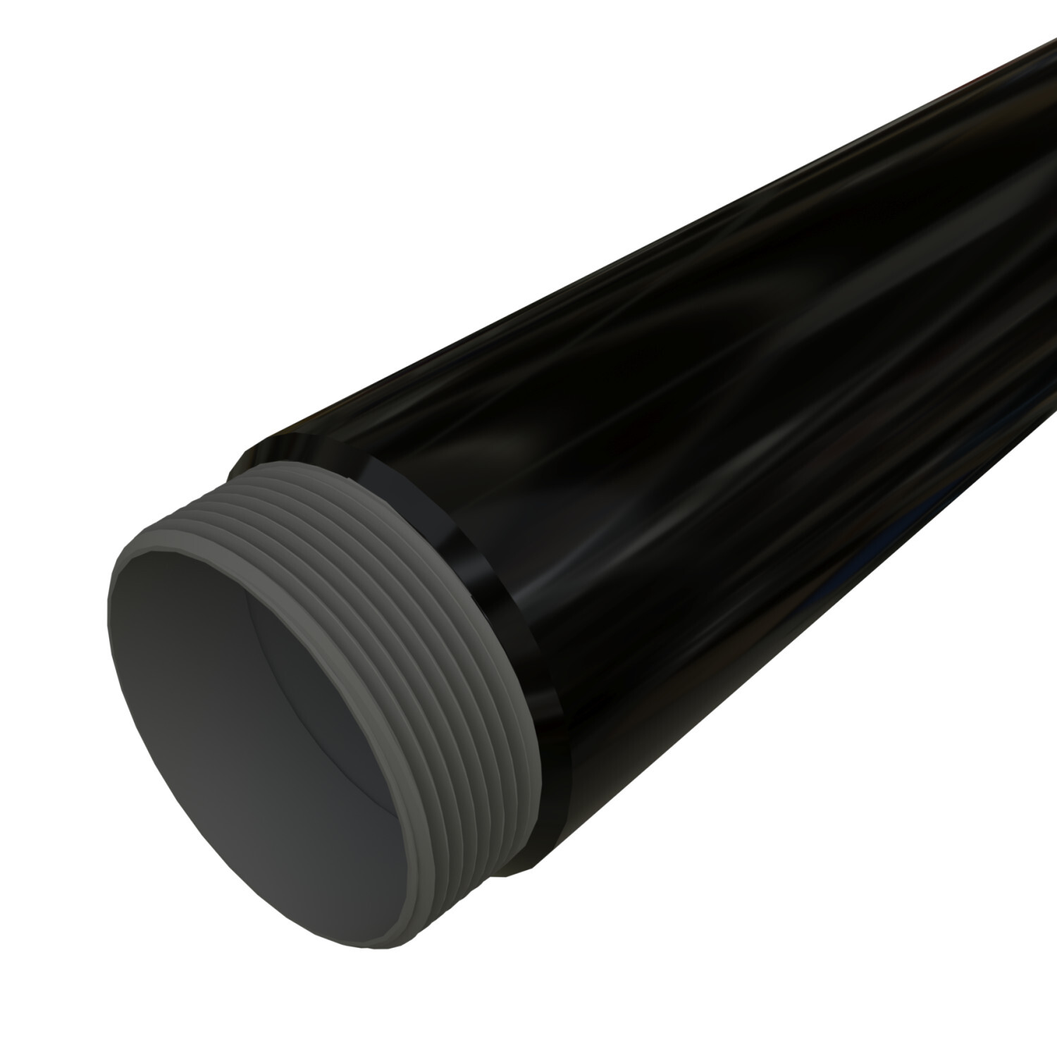 PV1510CT00 NPT Threaded Galvanized Rigid Conduit With Coupling, 1-1/2 in Trade, 1.61 in ID x 1.9 in OD, 10 ft L, Steel