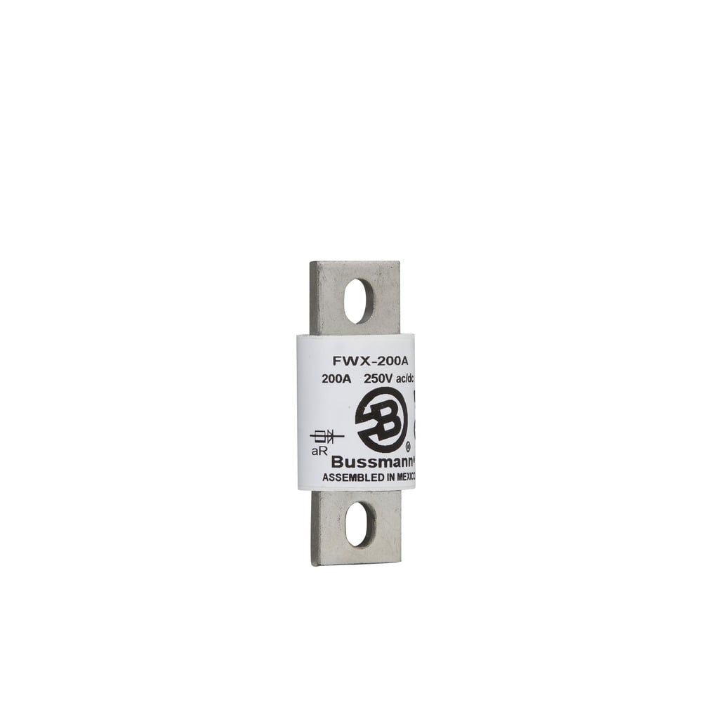 FWX-125A North American Style High Speed Fuse, 125 A, 250 V AC/DC, 50 kAIC Interrupt, Cartridge Body