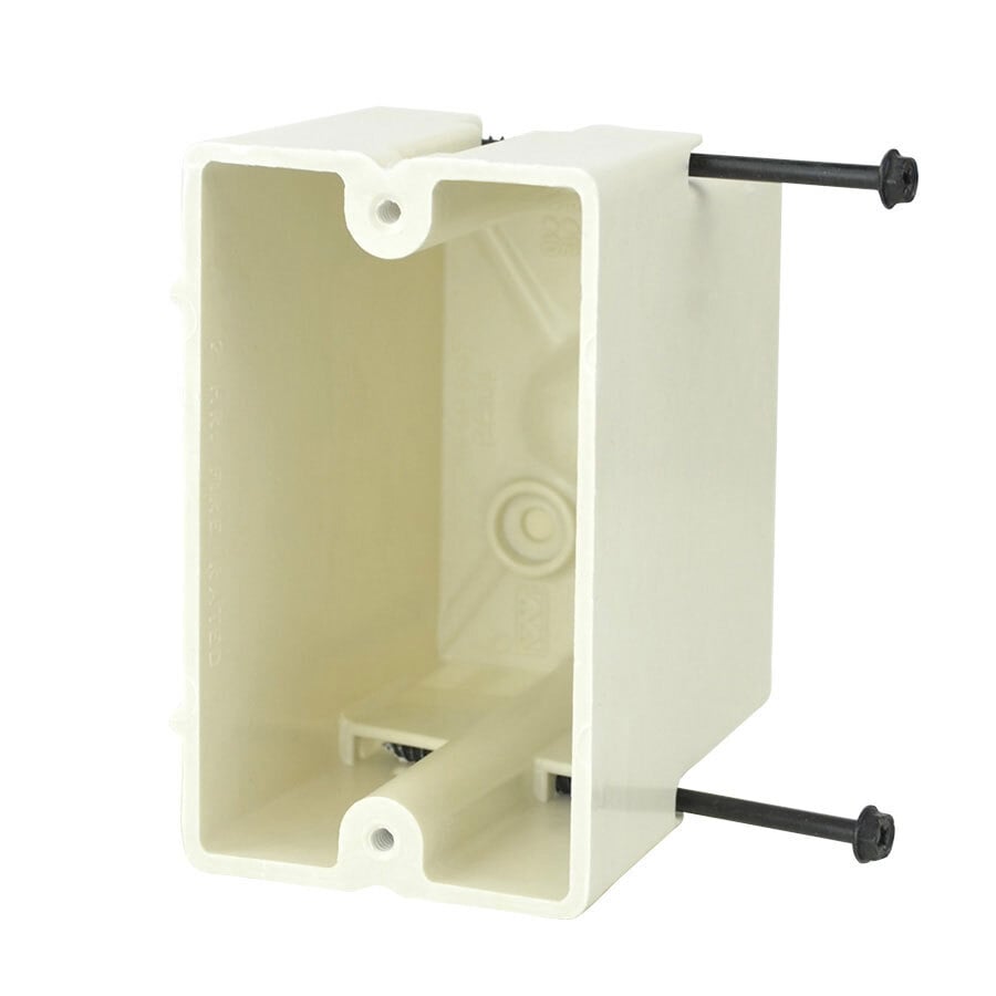 1098-SS FiberglassBOX Premier Series Electrical Box, Fiberglass Reinforced Polyester, 20.5 cu-in, 1 Gang, 2 Outlets, 4 Knockouts, 3-13/16 in H x 2-1/4 in W x 3-1/4 in D