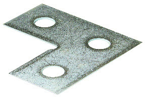 SFPL3 Flat L Plate Fitting, 3 Holes, Steel
