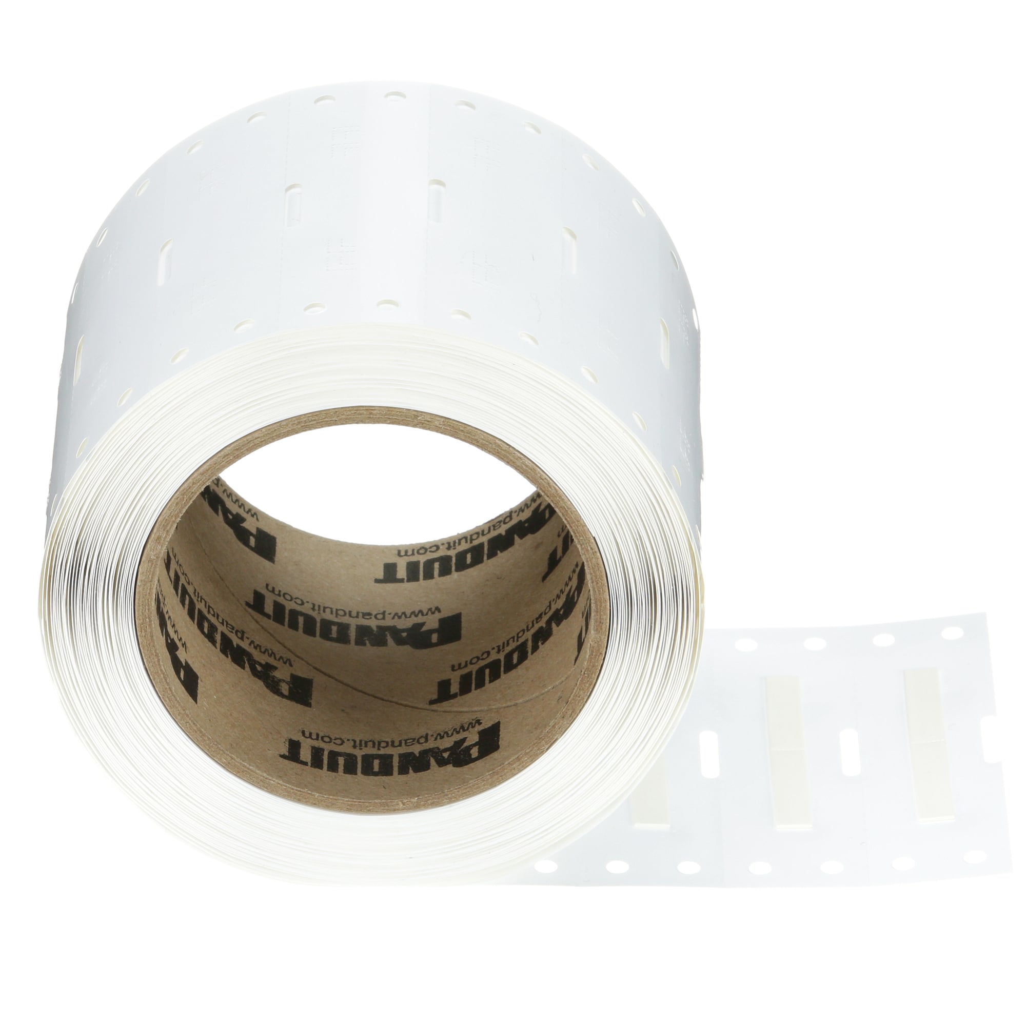 H200X064H1T Pan-Code 1-Sided Military Grade Thermal Transfer Heat Shrink Label, 12 to 6 AWG Wire, White Marker, Polyolefin