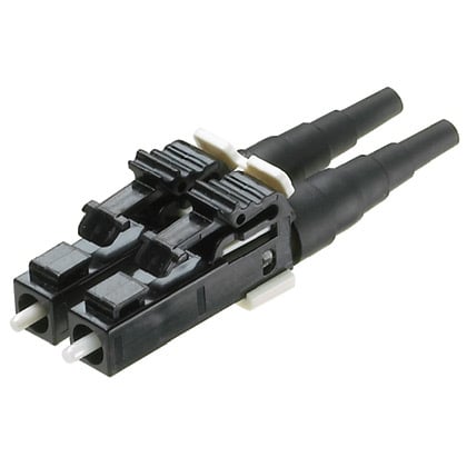 FLCDM900BLY OptiCam Field Polished Fiber Optic Connector, LC Duplex Connector, OM2/OM3/OM4 Multi-Mode Fiber, 900 um Tight Buffered Fiber, Zirconia Ceramic Ferrule