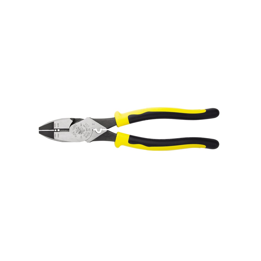 J2139NECRN Journeyman New England Nose Cutting Plier With Wire Stripper, 1.594 in L x 1-1/4 in W x 5/8 in THK Jaw Steel Jaw Knurled Jaw, 9.55 in OAL