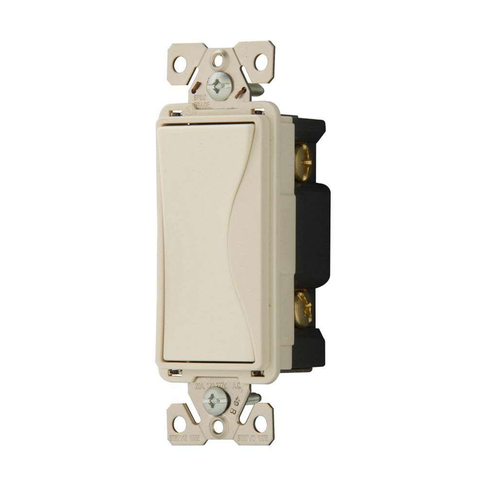 9515DS Aspire Rocker Switch, 120/277 V AC, 20 A