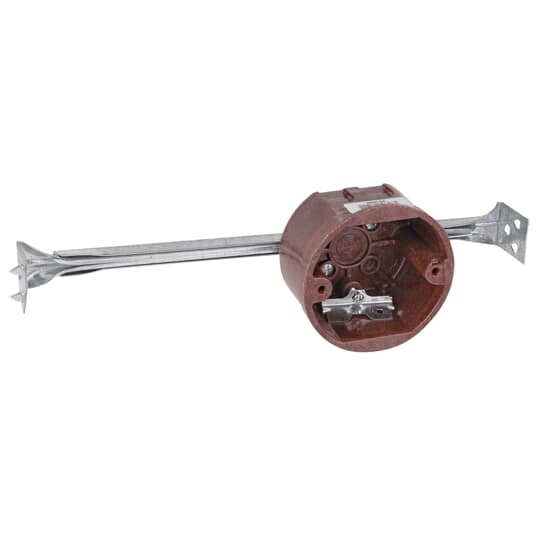 3090-94 Carlon Non-Metallic Ceiling/Fixture Outlet Box, Phenolic, 13.5 cu-in Capacity, 2-1/8 in D