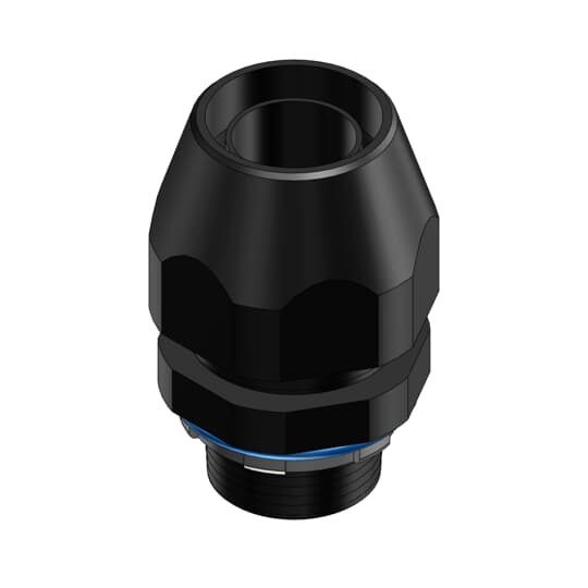 LT75PISO25 T&B Straight Conduit Connector, 3/4 in Trade, Thermoplastic