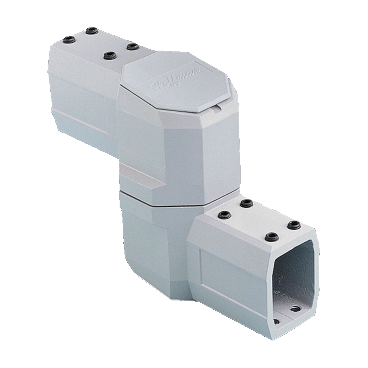 CCS2IJLG Compact CS4 Intermediate Joint, 7.17 in H x 9.65 in W, For Use With COMPACT Series 2 45 x 60 mm Pendant Arms, Aluminum, Light Gray