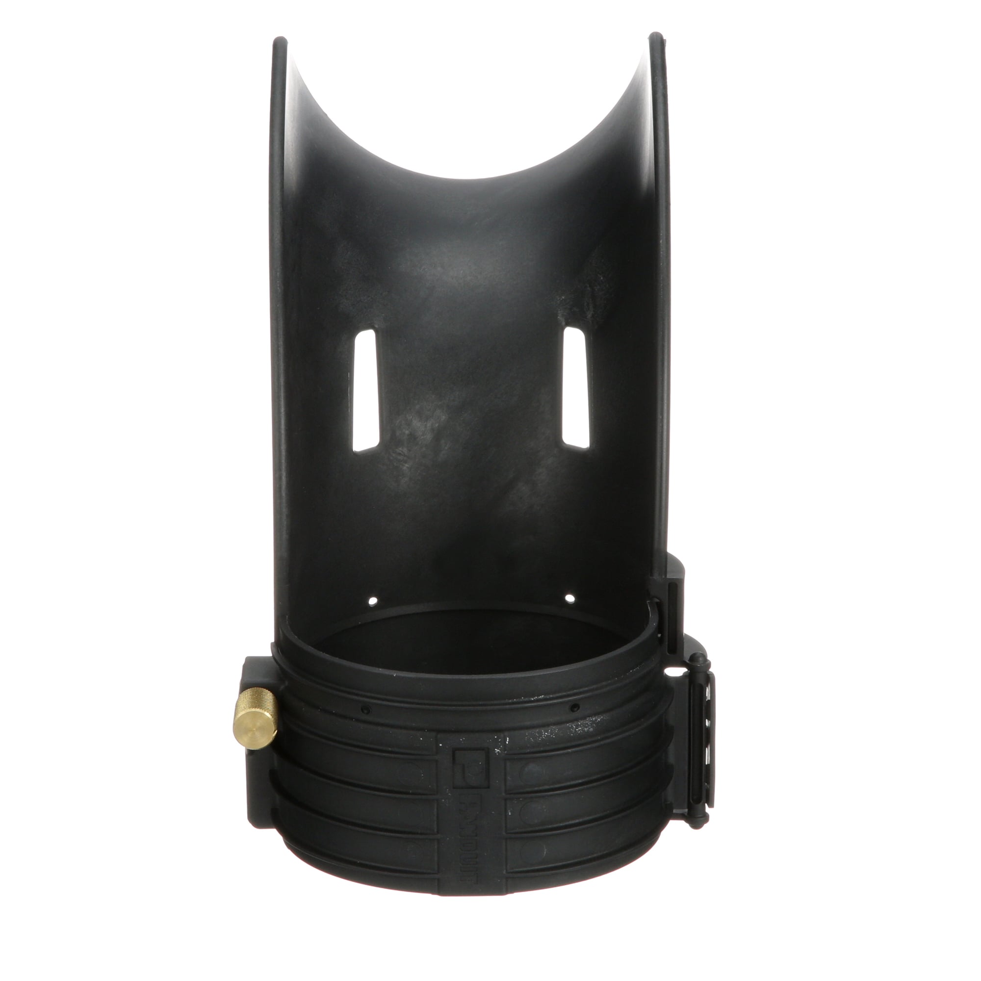 CWF400 Tak-Ty Conduit Waterfall, For Use With 4 in EMT Conduit, 8.4 in L x 5.7 in W x 8.54 in H, Nylon 6.6, Black