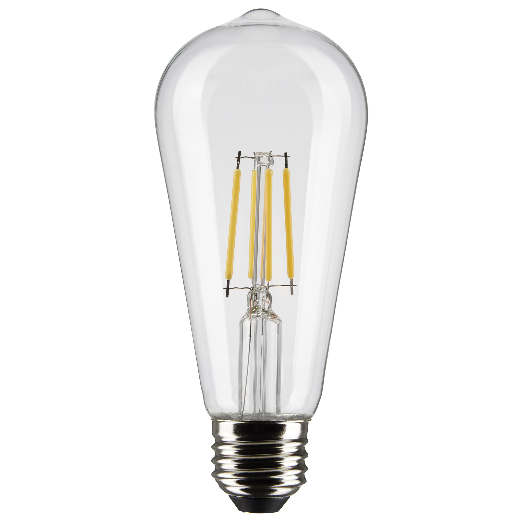 S21362 Bulb, 5 W, 40 W Incandescent Equivalent, E26 Lamp Base, ST19 Shape, 425 Lumens