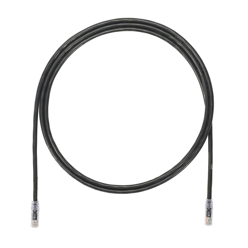 UTP6A5BL PanNet TX6A 10Gig U/UTP Patch Cord, Cat 6a, 24 AWG Stranded Copper Conductor, RJ45 Modular Plug Connector, 5 ft L Cord