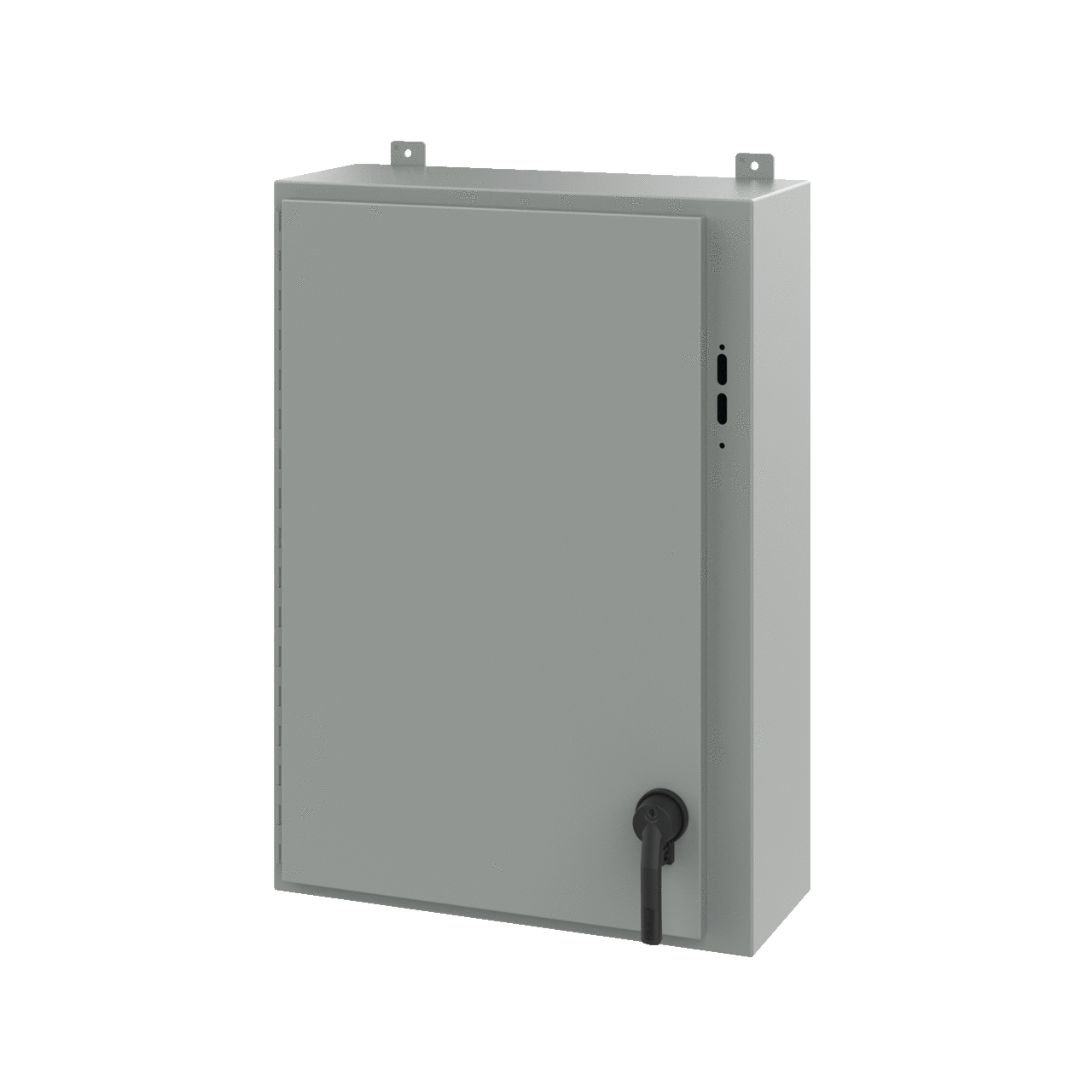 A36SA2610LPPL A25 Preferred Cutout Disconnect Enclosure With Handle, 36 in L x 25.38 in W x 10 in D, NEMA 12/13 NEMA Rating, Steel