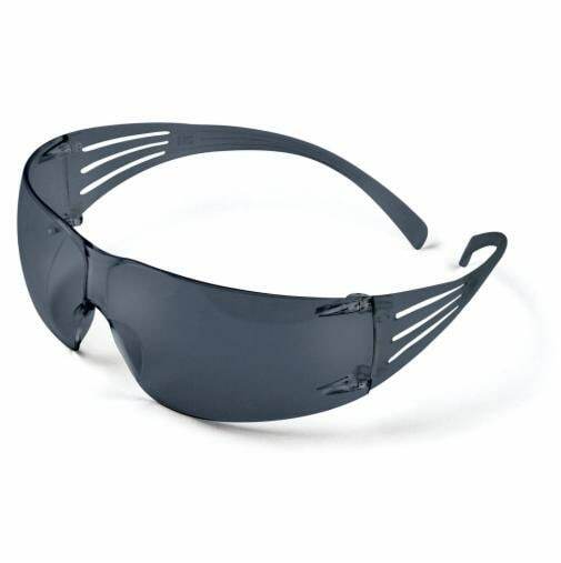 7100090616 200 Protective Eyewear, Anti-Fog/Anti-Scratch, Gray Lens, Frameless Frame, Black/Gray, Plastic Frame, Polycarbonate Lens, ANSI Z87.1-2010 and CSA Z94.3-2007