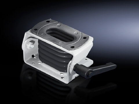 6206460 +100/-60 deg Angle Rotating Tilting Adapter, For Use With Model CP 60 Enclosure Section of Support Arm Connection, Carbon Steel, Pale Gray