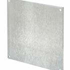 Eaton B-Line series mounting panels, White powder paint, Steel, Used with 72" X 60" enclosures, Large NEMA flanged panels