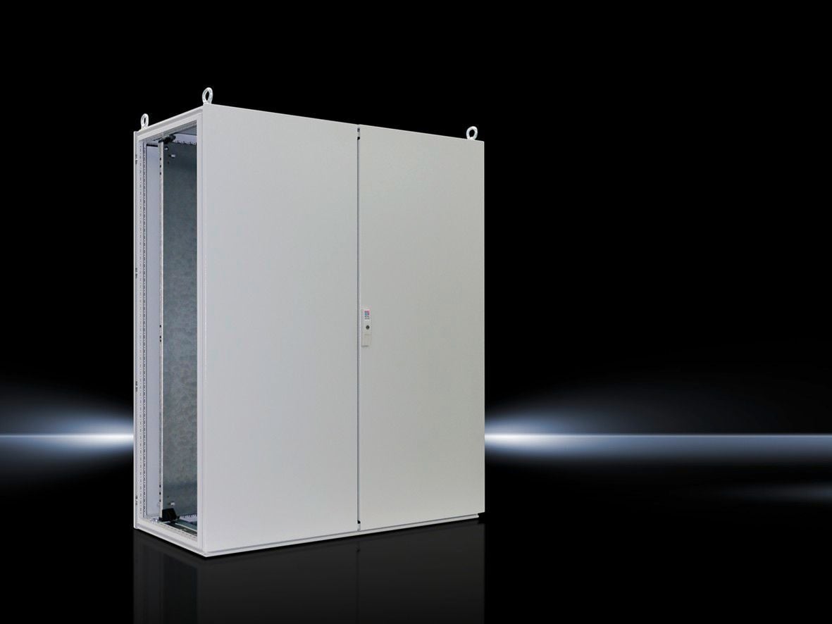 8245500 TS 8 Double Door Baying System Enclosure, 47 in W x 20 in D x 55 in H, NEMA 12/IP55, Carbon Steel