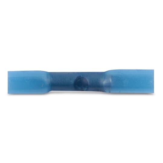 2RBS14X Sta-Kon Heat Shrinkable Insulated Butt Splice Connector, 16 to 14 AWG Conductor, 1-1/2 in L, Copper, Blue