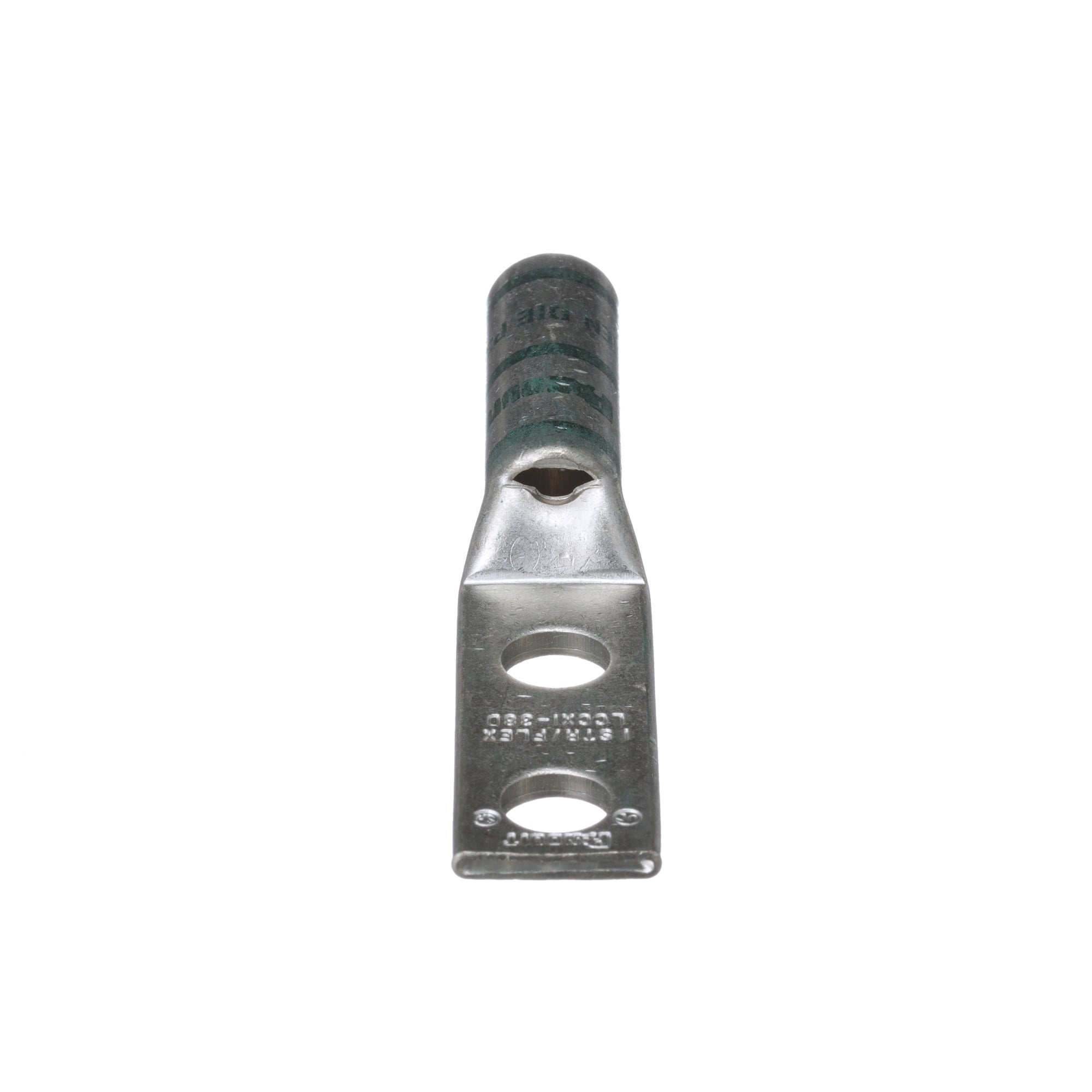 CuLugFLB,2Hole,#1AWG,3/8,1,1PKG10