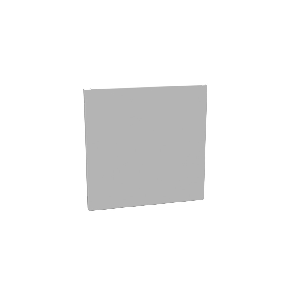 Wireway Universal End Type 1 12x12 Screw Cover ANSI 61 Gray Steel No Knockouts
