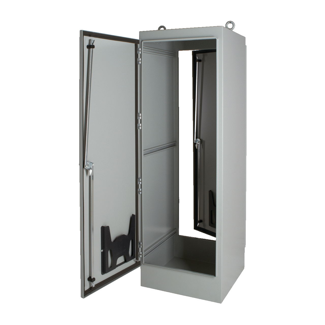 A904820FSD A30 2-Door Single Access Enclosure, 90.06 in L x 48.06 in W x 20.06 in D, NEMA 12/IP55 NEMA Rating, Steel