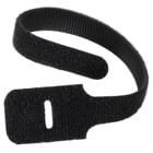 FO Slotted Loop Tie, Gray Polyamide (Nylon 6.6) on Hook Side and Low Density Polyethylene on Loop Side for Temperatures up to 104.4 Degrees Celsius (220 F), Length of 228.6mm (9.0 Inches), Width of 19.05mm (0.75 Inches), Thickness of 1.588mm (0.0625 Inches), Tensile Strength Rating of 222.5 Newtons (50 Pounds)