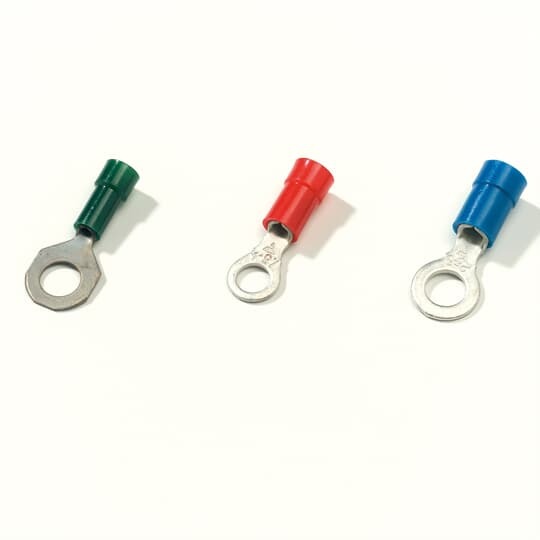 RC4 Sta-Kon RC Series Insulated Ring Terminal, 4 to 6 sq-mm Conductor, Electrolytic Copper, Yellow