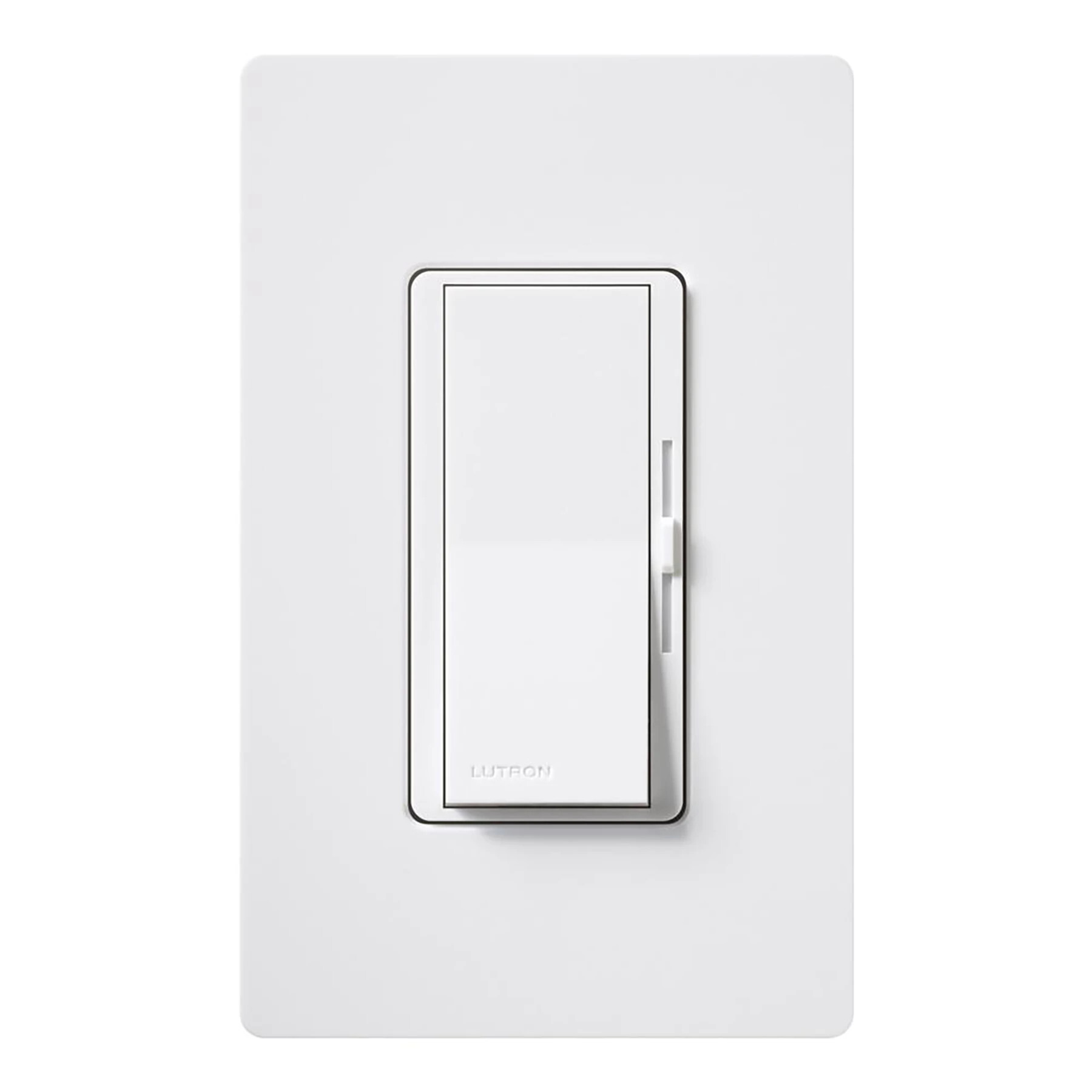 DVCL-153P-WH Diva LED+ Dimmer Switch, No Neutral Required, 150W LED, 1 Pole/3-Way, 120V, White