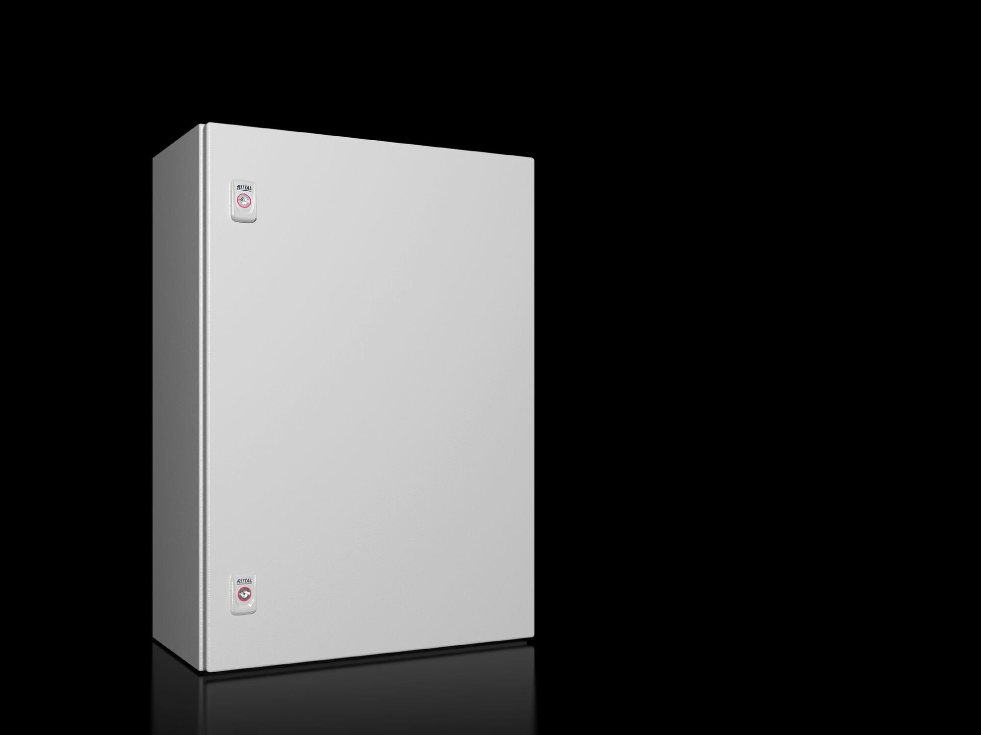 1057000 AX Series Compact Enclosure With (1) Gland Plate, 500 mm W x 250 mm D x 700 mm H, NEMA 4, Carbon Steel