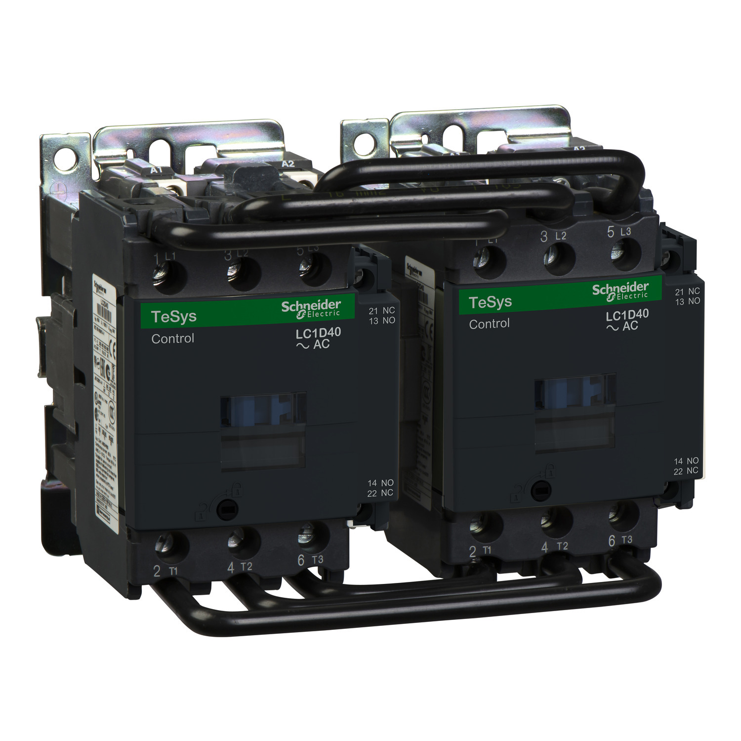 LC2D40G7 TeSys D Standard IEC Contactor, 120/1000 V AC V Coil, 40/60 A, 3NO Contact, 3 Poles