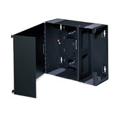 5W310-N OPT-X SDX Empty Medium Size Enclosure With Solid Metal Door, 14 in W x 5-1/4 in D, 16 ga Steel/Ensolite/Plastic