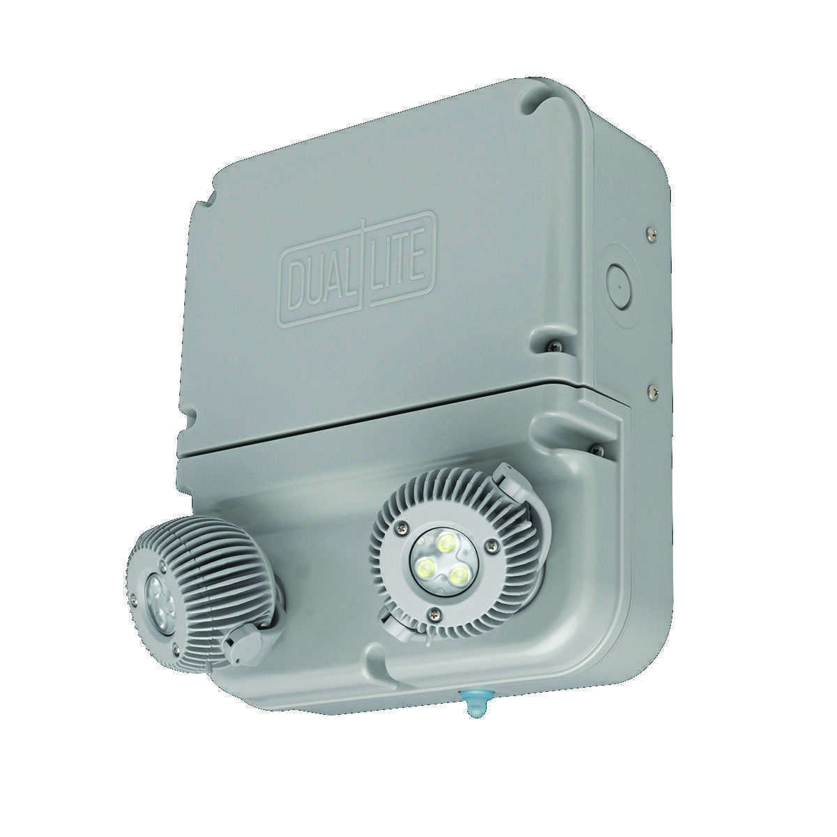 DYN6I Dynamo DYN Emergency Light, 3 W LED Lamp, 120 to 277 V AC, 2 Heads, Die Cast Aluminum/Polycarbonate