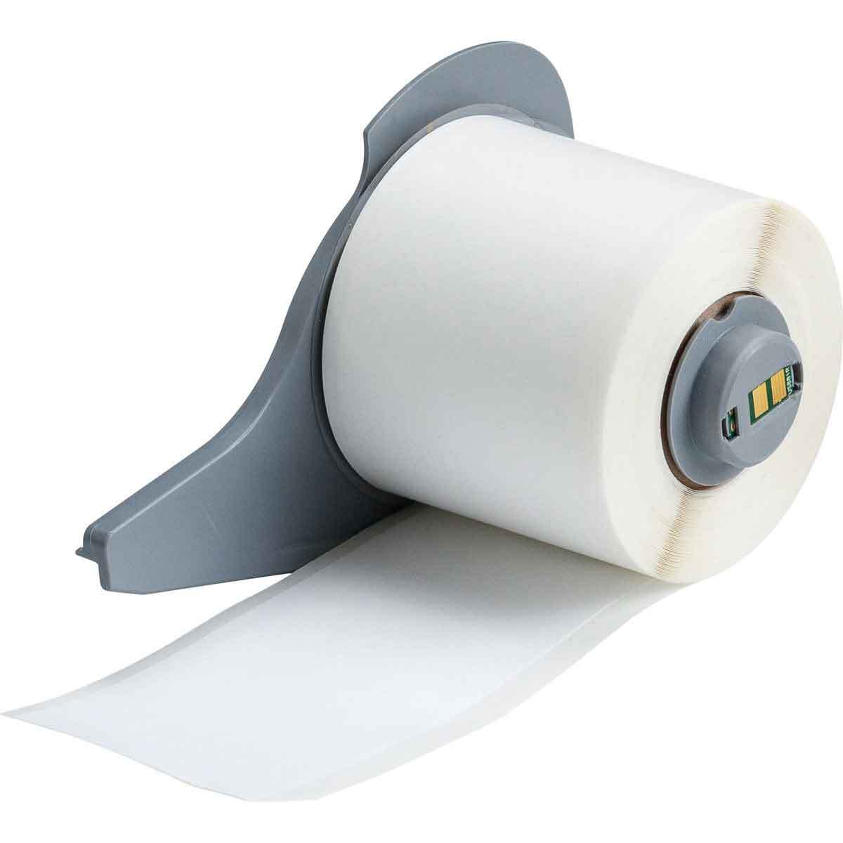 M7C-1900-499 Aggressive Adhesive Multi-Purpose Label Tape, 30 ft L x 1.9 in W, White, Nylon
