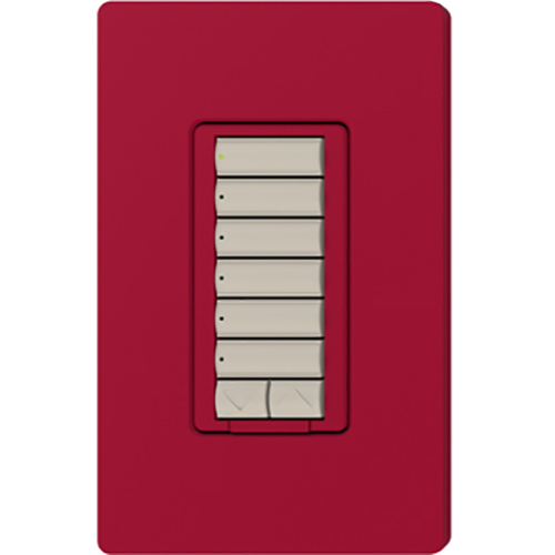 RRD-HN6BRL-HT seeTouch LED+ Hybrid Keypad for RA3 Systems, 100W LED, 6-Button with Raise/Lower, Neutral Required, 120V, Hot