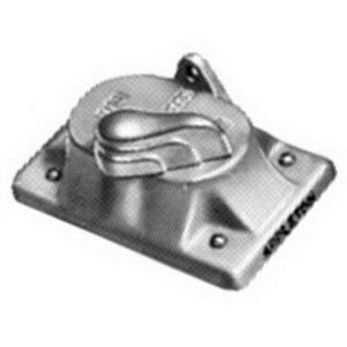 FSK-1VS-A Operating Device Box Cover, 4-9/16 in L x 2-13/16 in W, Tumbler/Toggle Switch Cover, Copper Free Aluminum