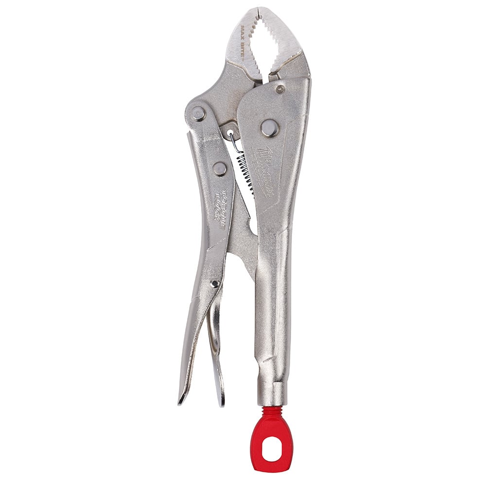 48-22-3610 Torque Lock Maxbite 1-Handed Lever Standard Locking Plier, 1-7/8 in Nominal, 1-1/2 in L x 19/32 in W x 19/32 in THK Alloy Steel Curved Jaw, 10 in OAL, ASME Specified