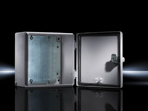 1578500 EB Series 1-Door Enclosure Box, 12 in W x 6.1 in D, NEMA 4/IP66, Sheet Steel