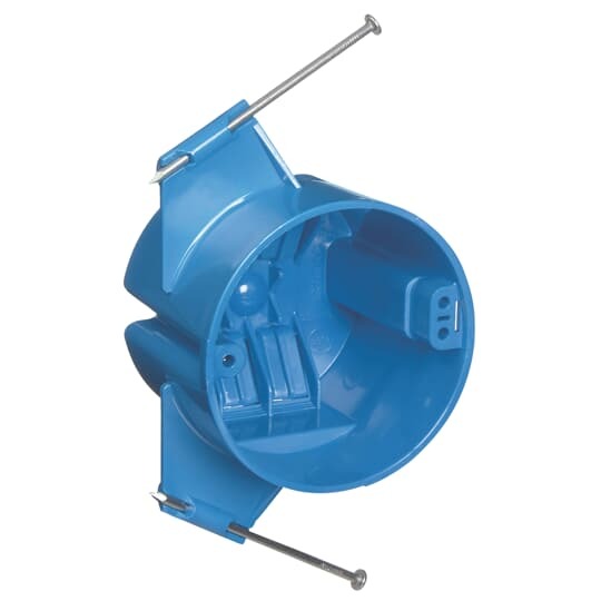B518A-UPC Carlon New Work Non-Metallic Ceiling Box, Polycarbonate, 18 cu-in Capacity, 2-3/4 in D