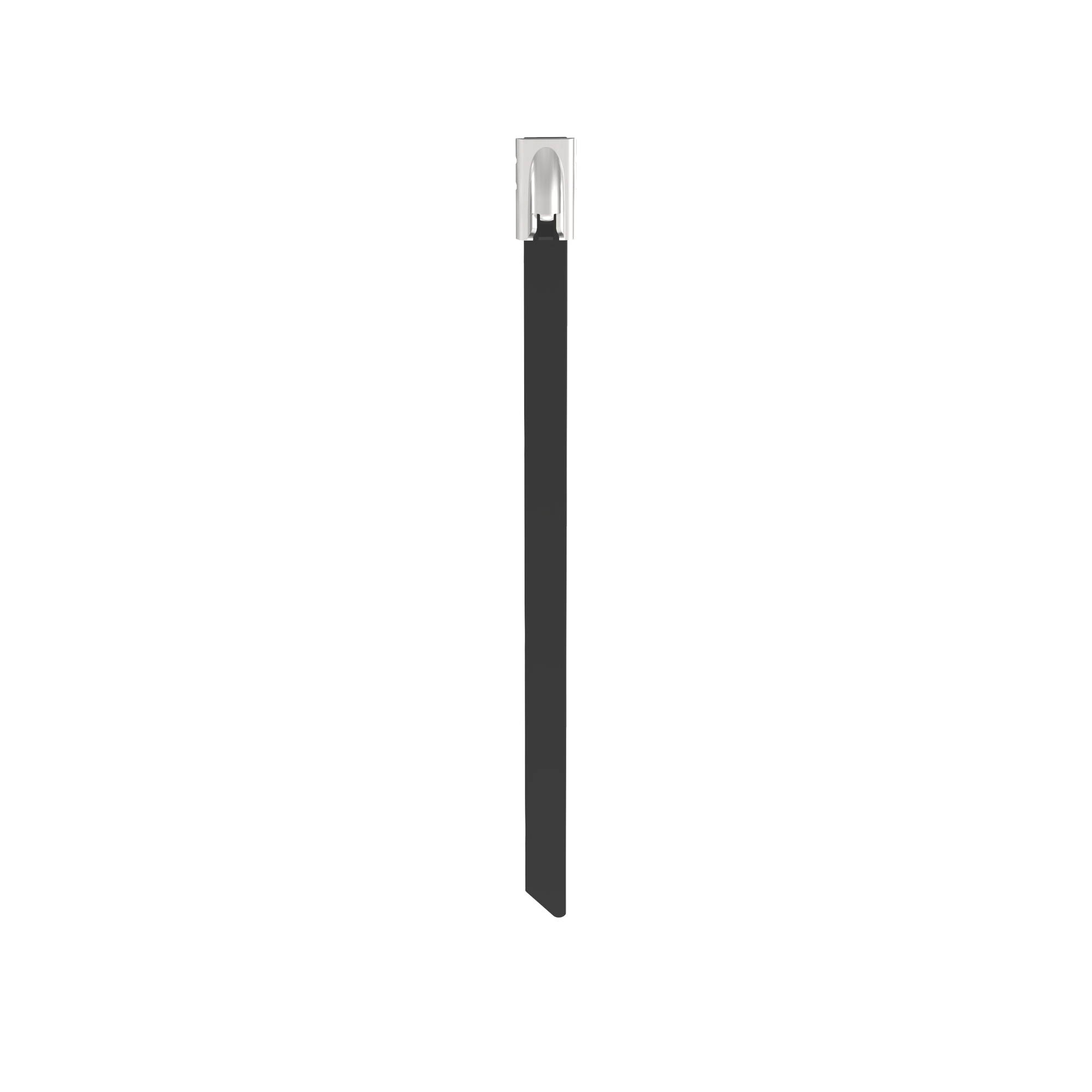 Pan-Steel MLTFC8S-CP316 Cable Tie, PET Coated SS 316, Black, Standard, 8" Dia.