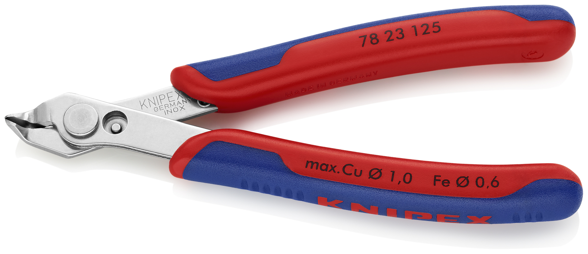 Electronics Super Knips, 5 in., Multi-Component, Polished, Flush Cut, Oval Head, Up to 1/64 in. Medium Wire, Bulk