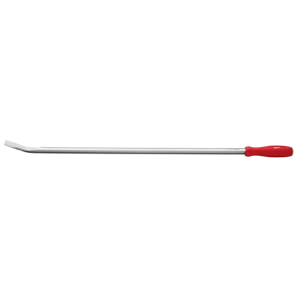 45-74-9242 Pry Bar, Angled Tip, 42 in OAL, Chrome Vanadium Steel/Polypropylene