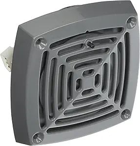 871P-G1 Heavy Duty Vibrating Horn With Gasket, 24 V DC, 0.16 A, 101/91 dB, Panel Mounting, Gray, Specifications Met: UL Listed