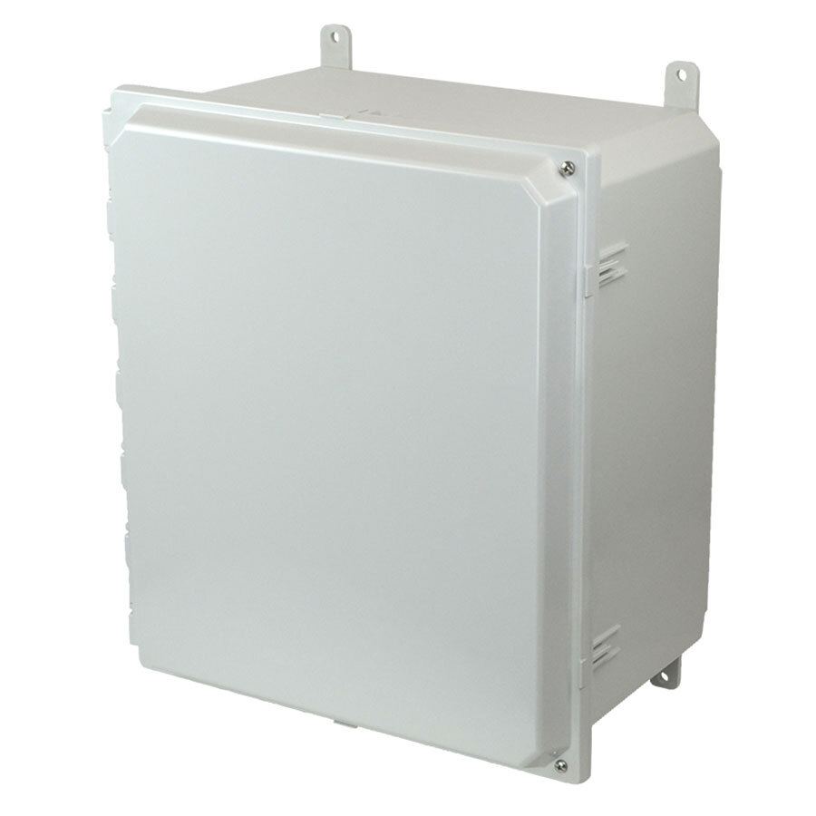 18X16X10 PC ENCL HNG SCR CVR FEET