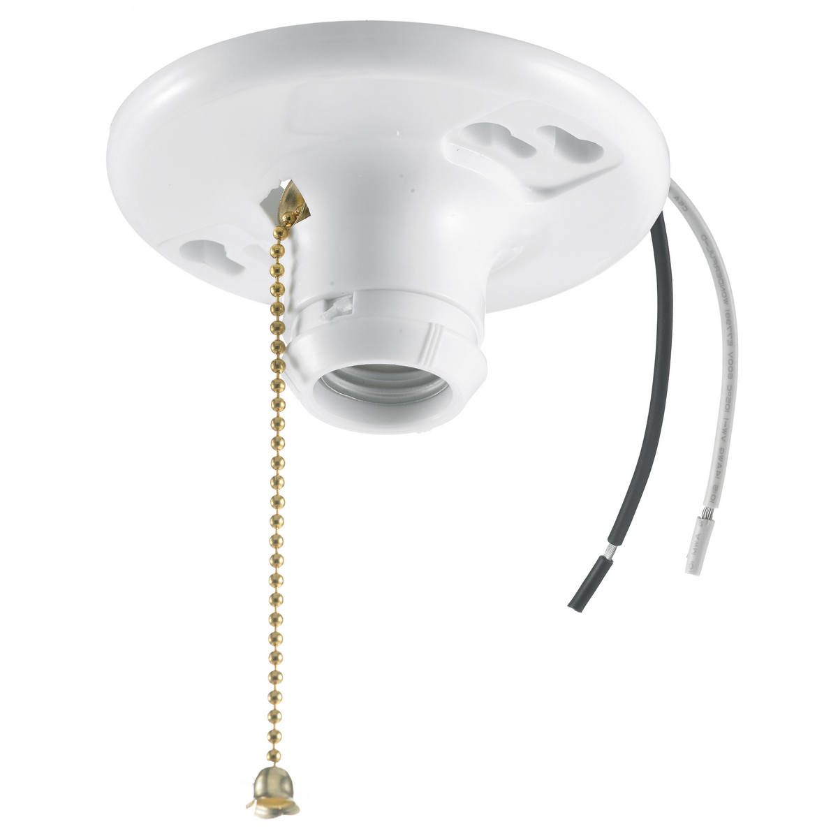 RL8516 Pull Chain Lampholder, 600 W Lamp, 250 V AC, 2.64 A, E26 Lamp Base