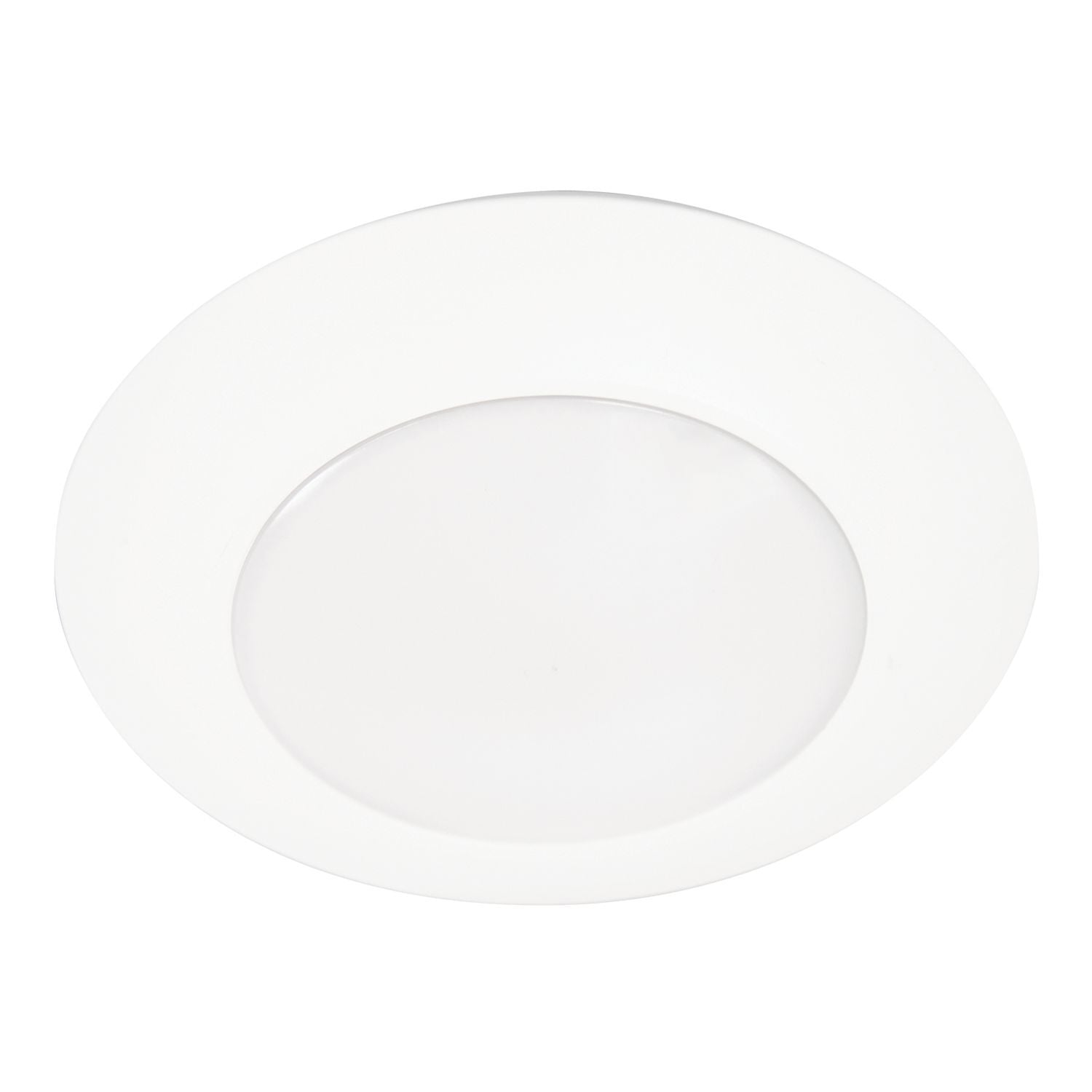 6-inch LED Disk Light, 1200 lumen, 90+ CRI, 5CCT (2700K, 3000K, 3500K, 4000K, 5000K), Phase Cut dimming 10%, Matte White, 6 Pack