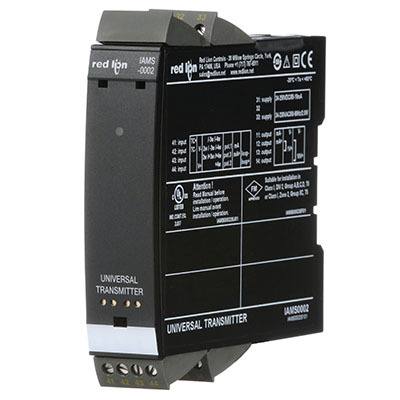 IAMS0002 Intelligent Universal Signal Conditioner With Analog Output, 0 to 10 V Input, 0 to 12 V Output, 21.6 to 253 VAC/19.2 to 300 VDC Power Rating, Universal Input, Analog Output