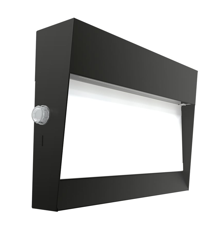 W17-90LN/PCU W17 Ultra Economy Wallpack, LED Lamp, 87 W Fixture, 120, 208, 240, 277 V, Bronze Housing