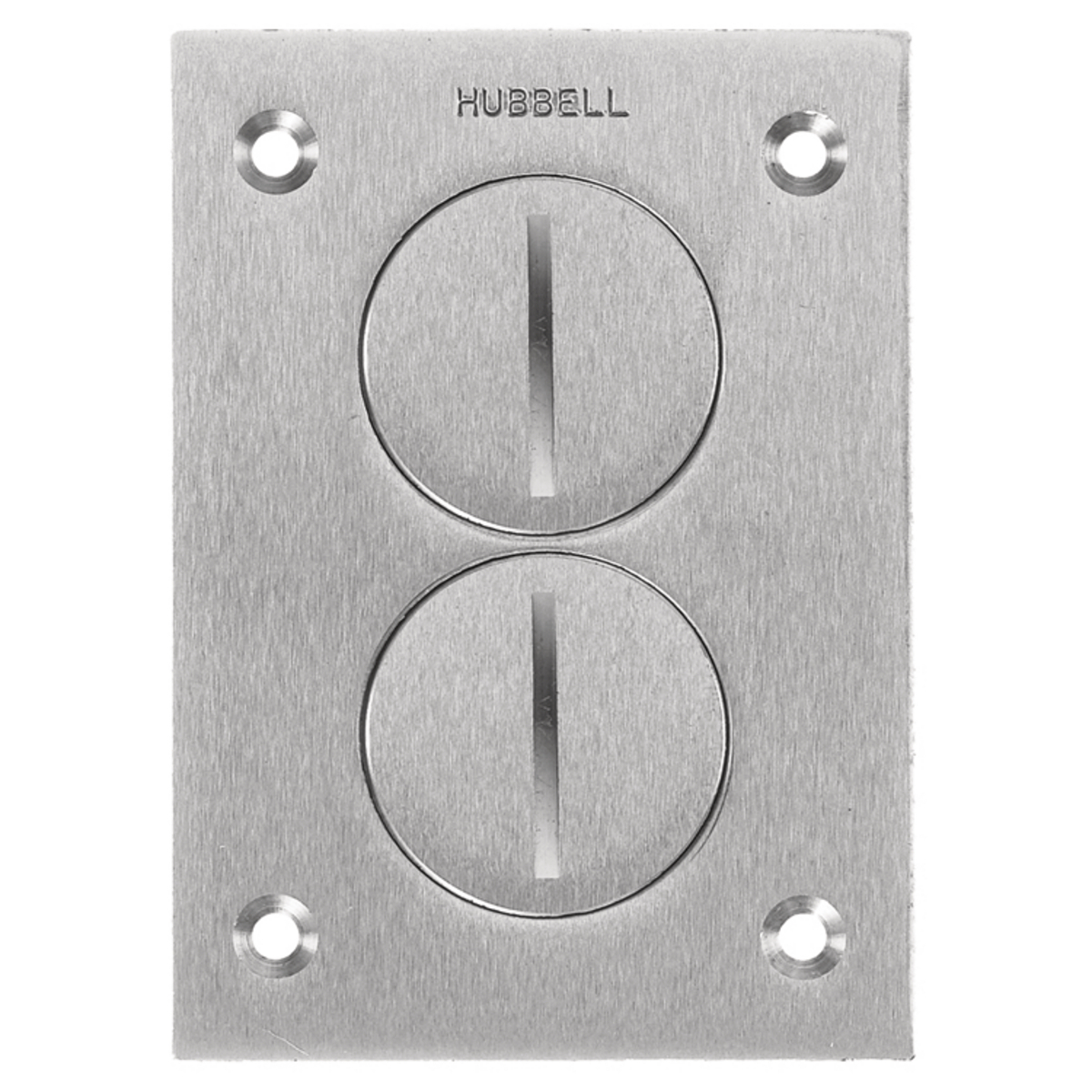 SA3625 Standard Floor Box Cover, 4.16 in L x 2.12 in W, Aluminum