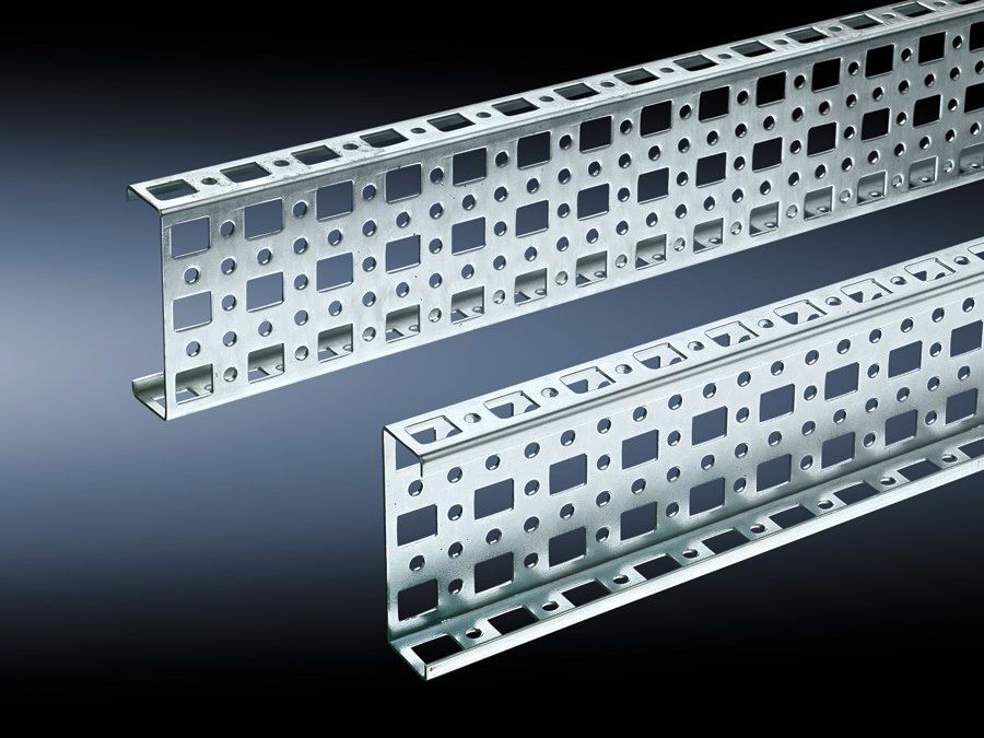 4376000 4-Piece Punched Section System Chassis, For Use With TS, SE Series Enclosure, Sheet Steel