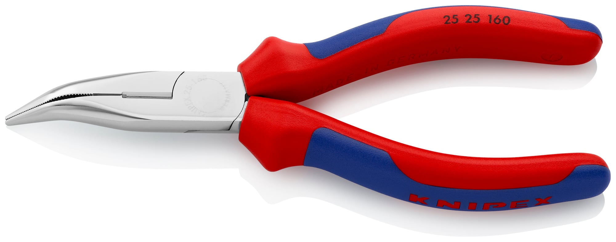 Long Nose 45° Angled Pliers with Cutter, 6 1/4 in., Multi-Component