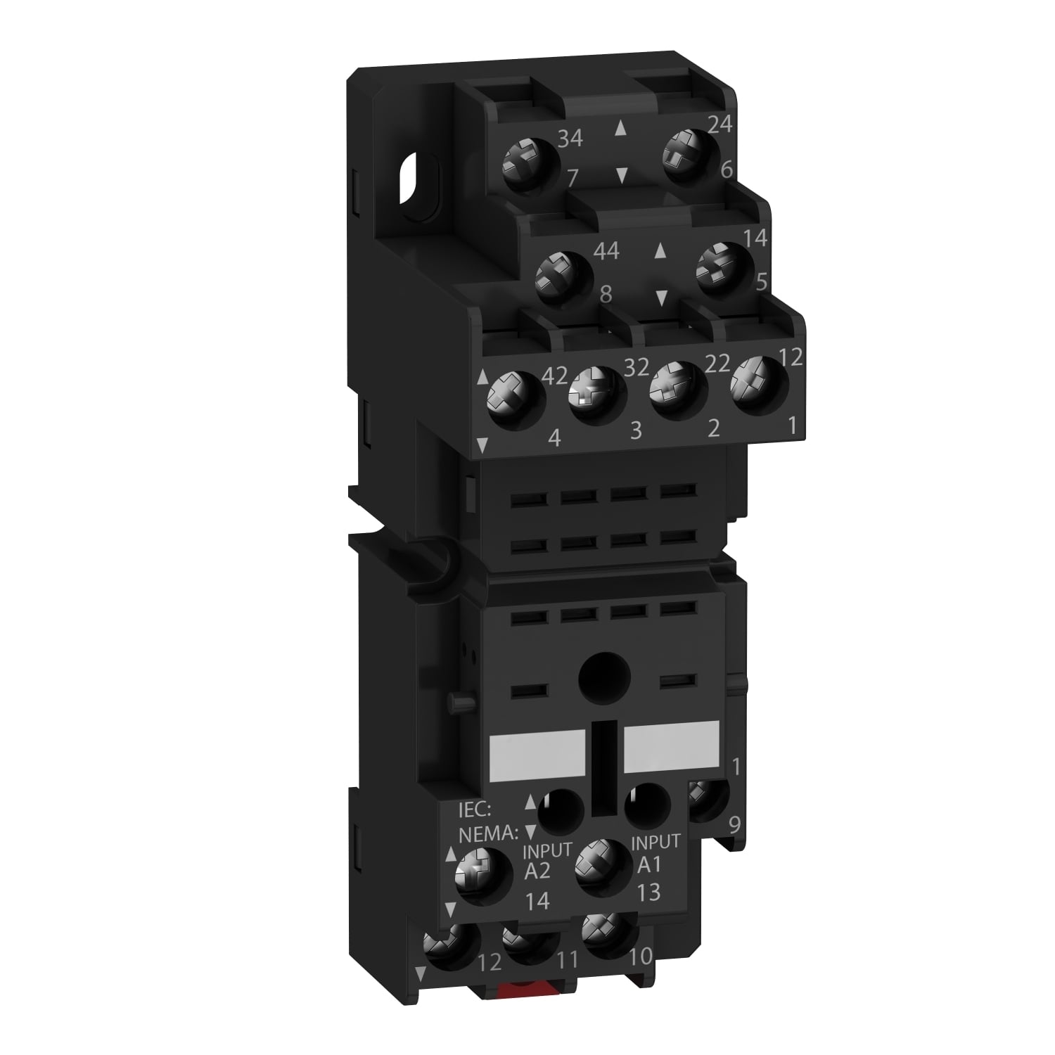 RXZE2M114 Relay Socket, 250 V AC, 10 A, For Use With RXM (2CO), RXM (4CO) Plug-In Relay, 14 Pin