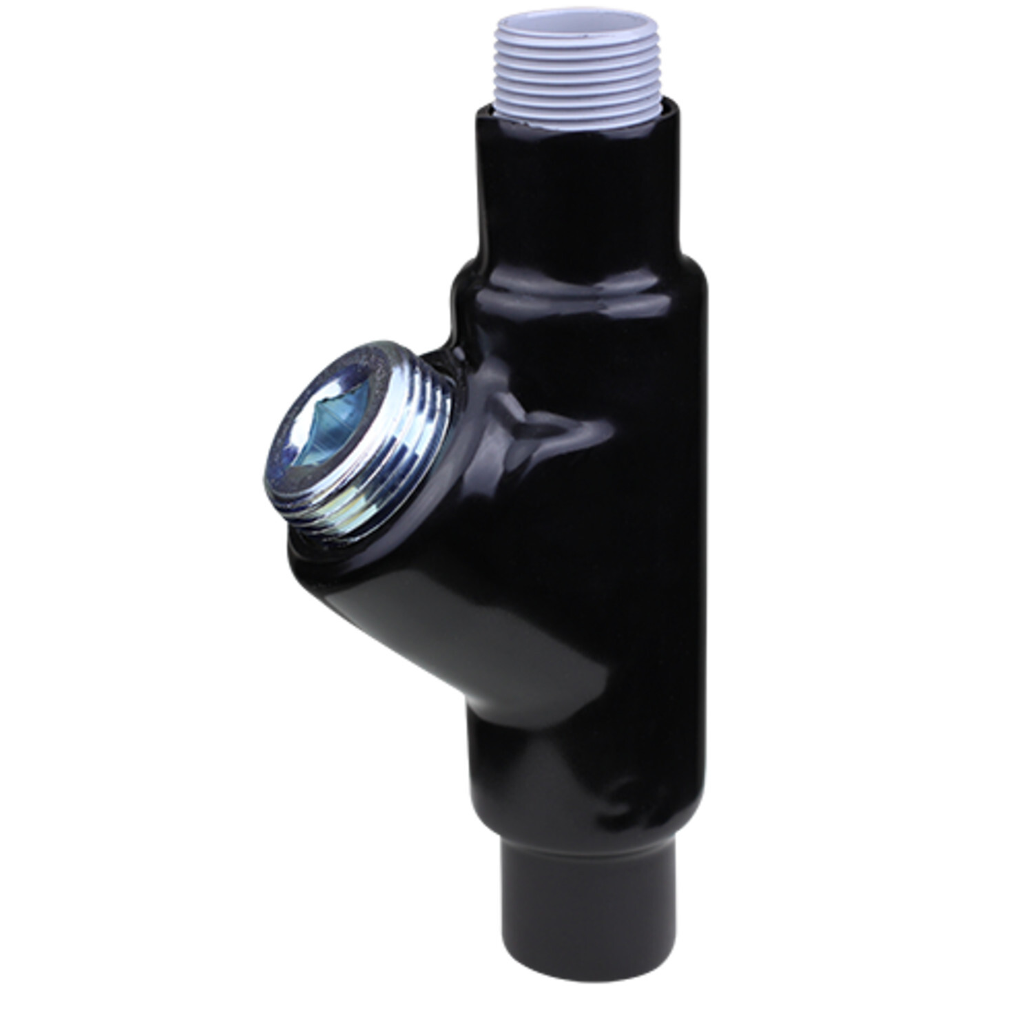 PV2000EYS66 EYS Male/Female Hub Seal Fitting, 2 in, Rigid Steel, Galvanized/Black PVC Coated